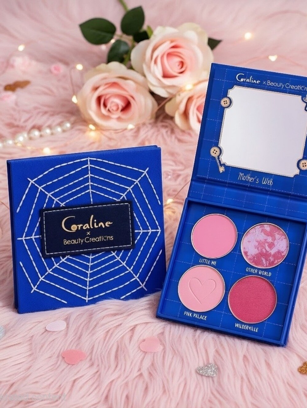 CORALINE X Beauty Creations LIMITED EDITION BLUSH PALLETE